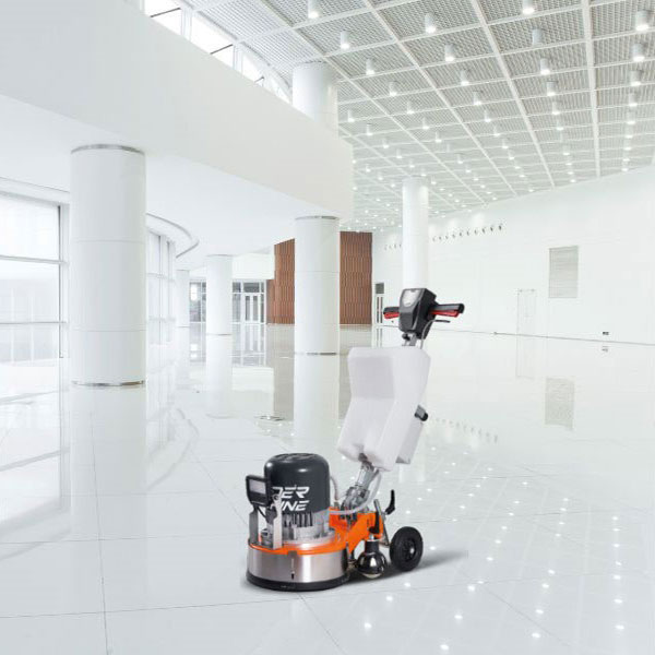 For treating polished marble floors